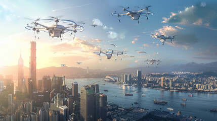 Smart Disaster Emergency System in Urban Areas: Utilizing Drones and Smart Sensors for Real-Time Monitoring and Efficient Rescue Operations