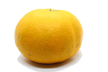 tangerine isolated on white background. isolated natural food. fruit on white background.