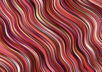 Fototapeta premium Multicolor wave lines abstract background