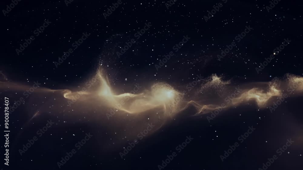 Aufkleber the camera tracks through a mesmerizing field of cosmic dust capturing its subtle movements and the 