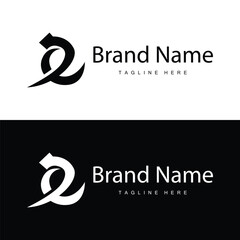 E letter logo in simple style Luxury product brand template illustration