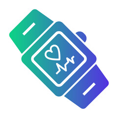 fitness watch Gradient icon