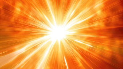 Obraz premium Bright sunburst effect against a clear background, illustrating energy and optimism