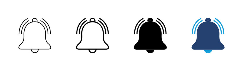 Bell Icon set. Notification icon for your web site design