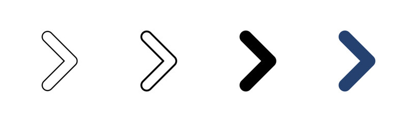 Obraz premium Arrow icon set. Arrow symbol. Arrow sign for your web design.