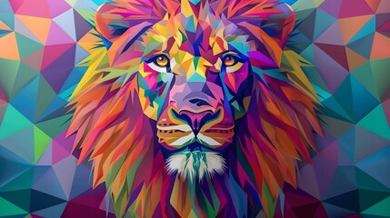 lion illustration background