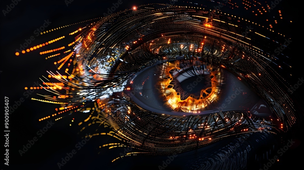 Poster Biometric Eye Scanning for Secure Identity Verification and Access Control