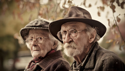 Fototapeta premium Old People Photos