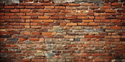 Naklejka premium Red Brick Wall Texture