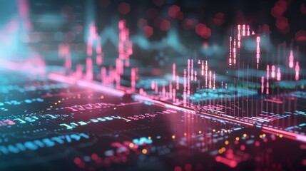 Digital Financial Data and Analysis Visualization