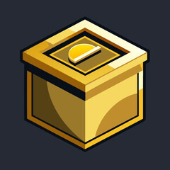 A wonderful gift box vector illustration 