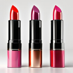lipstick isolated on white