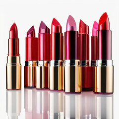 lipstick isolated on white