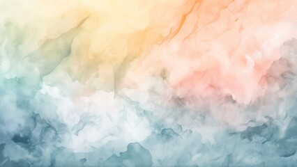 Abstract pastel watercolor background or wallpaper