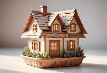 Beautiful home in basket