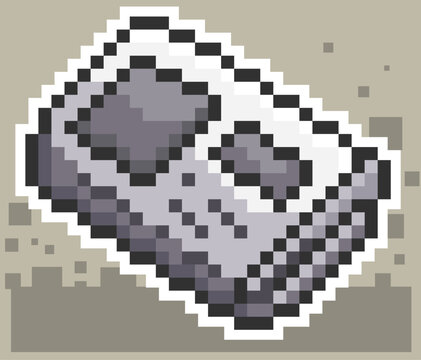 newspaper,news, pixel art, information icon, pixel art, editable pixel vector..eps