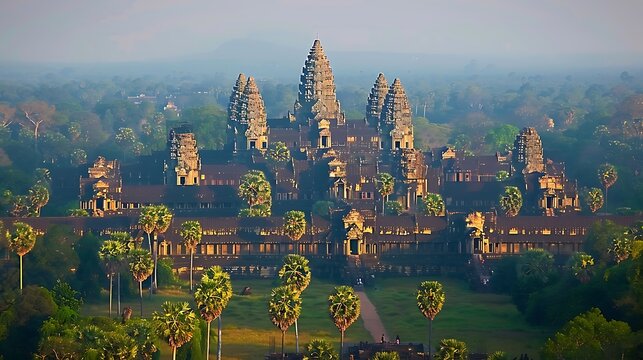 Angkor Wat Temple in the Golden Hour