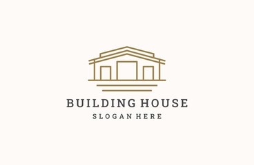 building home logo template vector illustration design