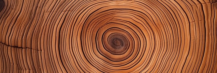 Fototapeta premium Wood Texture Pattern: A Close-up Look at the Growth Rings , Wood Grain Texture: A Close-Up View of Nature's Beauty,wooden cut texture