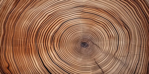 Fototapeta premium Tree Rings Close Up , Wood Grain Texture: A Close-Up View of Nature's Beauty,wooden cut texture