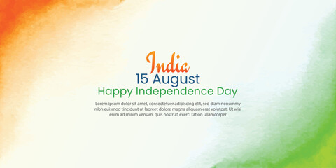 15 august indian independence day wishing design vector file