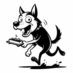 illustration of a dog