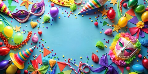 Party Fete Karneval Geburtstag  Dekoration Generative AI