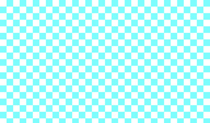 Tron Blue color and white color checkered background card.