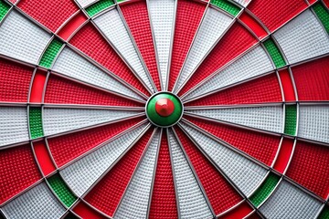 Close Up of a Dartboard.