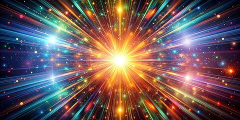 Naklejka premium abstract background with rays