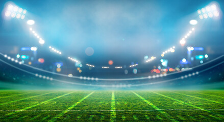 american football stadium 3d	
