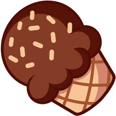 Ice Cream Chocolate SVG PNG