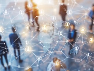 Global business concept. Network of business. Diversity - ai