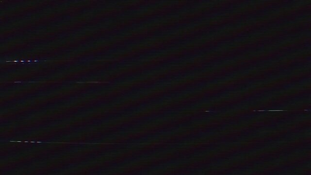 Vintage Film Overlay. Television Screen Texture, TV Lines, Noise Interferences. Video Effect.