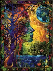 The world, tarod cards.