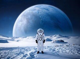 Obraz premium Artificial intelligence generation of space photos.