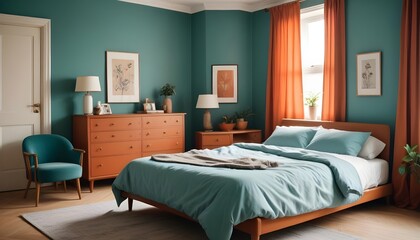 Photo interior modern design room 3d illustration