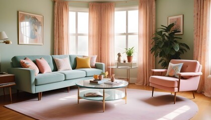 Photo interior modern design room 3d illustration