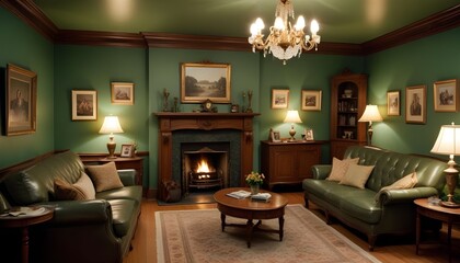 Photo interior modern design room 3d illustration