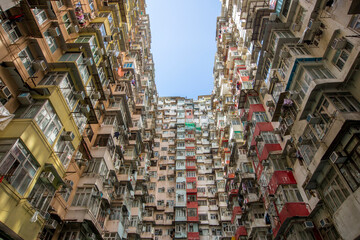 The Monster Building is a group of five connected buildings on King's Road,Quarry Bay, Hong Kong.It is a popular location for photography and has been used as inspiration for several filming locations