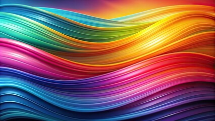 Obraz premium Colorful abstract background with flowing waves, abstract, colorful, background, waves, vibrant, design, pattern, curves