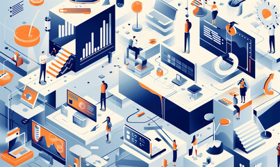 Obraz premium abstract marketing background