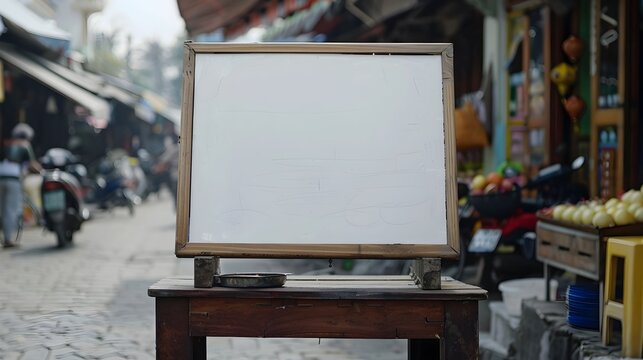 Empty whiteboard with backgrounds, including modern, realistic, and abstract settings. Perfect for versatile visual content and adaptable to different themes and uses.