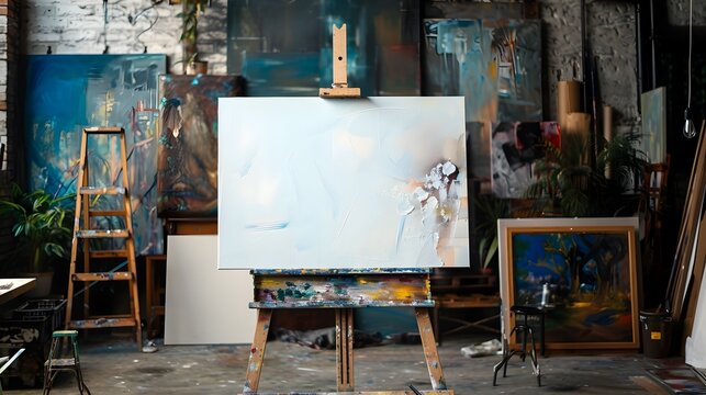 Empty whiteboard with backgrounds, including modern, realistic, and abstract settings. Perfect for versatile visual content and adaptable to different themes and uses.