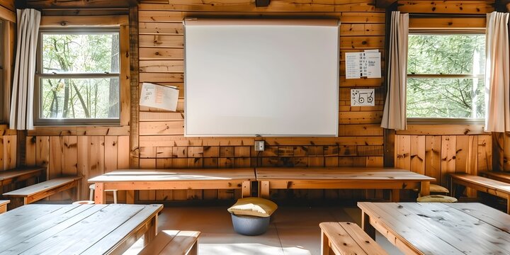 Empty whiteboard with backgrounds, including modern, realistic, and abstract settings. Perfect for versatile visual content and adaptable to different themes and uses.