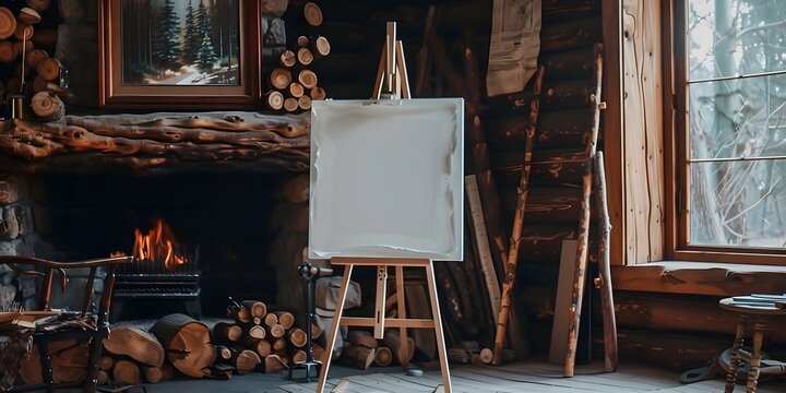 Empty whiteboard with backgrounds, including modern, realistic, and abstract settings. Perfect for versatile visual content and adaptable to different themes and uses.