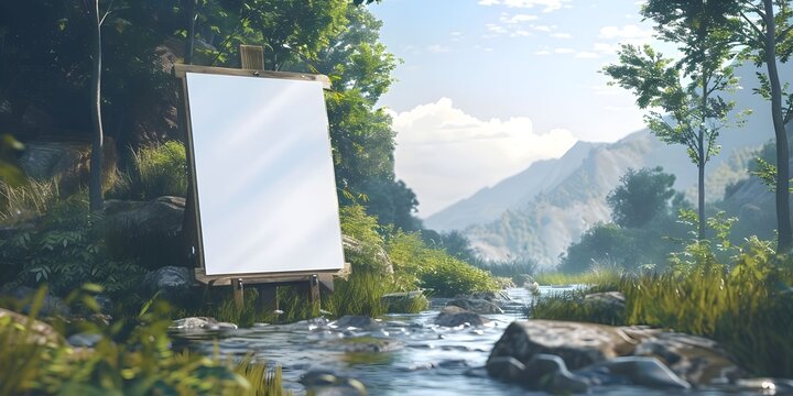 Empty whiteboard with backgrounds, including modern, realistic, and abstract settings. Perfect for versatile visual content and adaptable to different themes and uses.