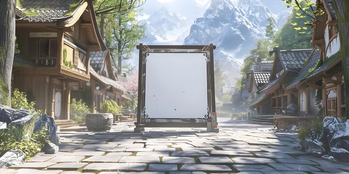 Empty whiteboard with backgrounds, including modern, realistic, and abstract settings. Perfect for versatile visual content and adaptable to different themes and uses.