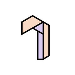 Monogram 7. Number 7. Number 7 design logo. Monogram letter mark 7 logo design. Monogram design vector logo. Monogram number 7 logo design. Simple number 7 monogram. Monogram 7 design logo.