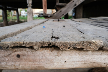 Empty vintage brown real nature wood texture persective look